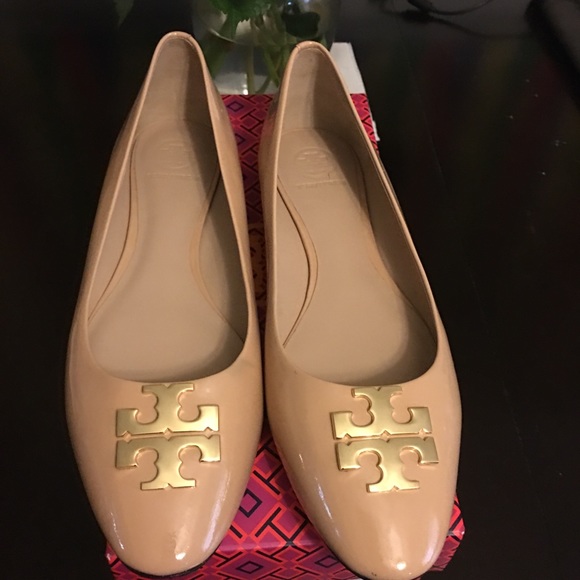 Tory Burch Raleigh Ballet Parent Leather size 9.5 - Picture 3 of 4
